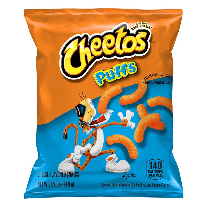 Cheetos Puffs versus Cheetos Crunchy