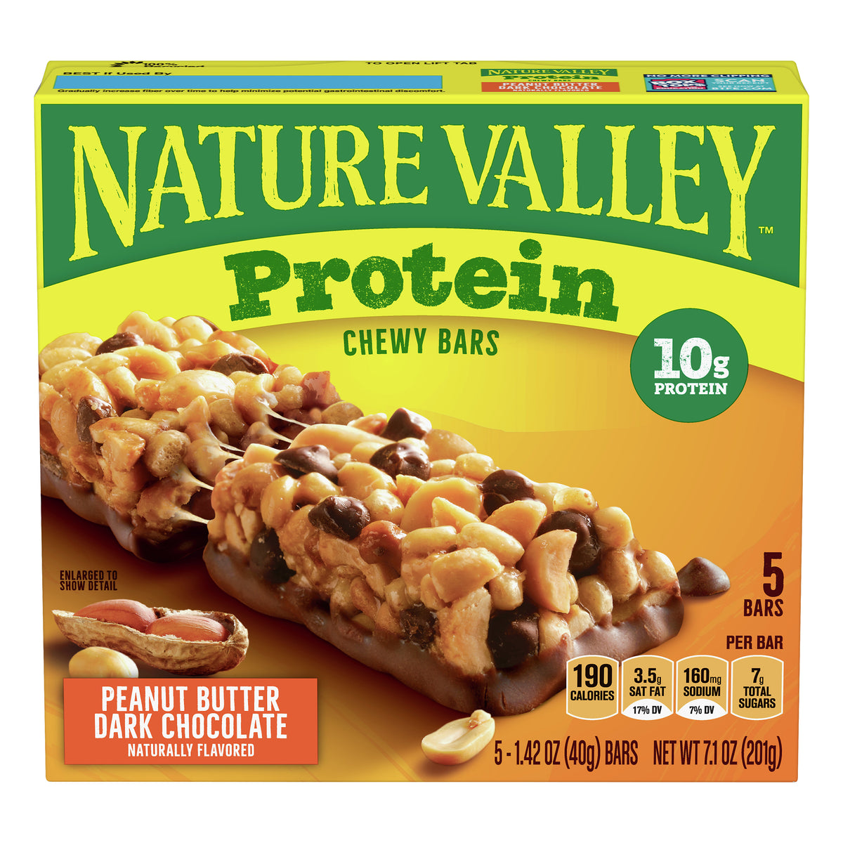 Nature Valley Peanut Butter Dark Chocolate Protein Chewy Bars (30