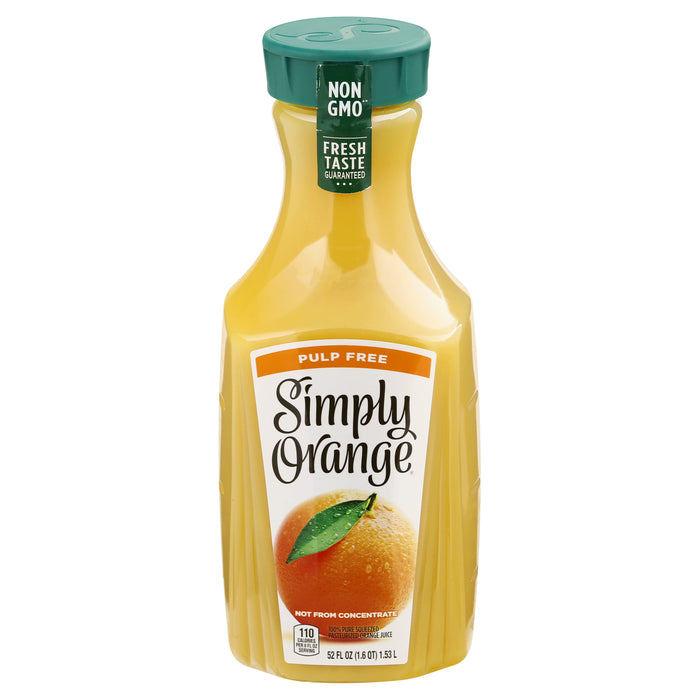 Simply Orange Pulp Free Juice Bottle, 11.5 fl oz