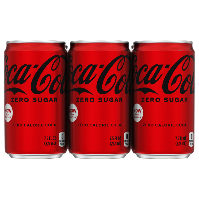 Pepsi Zero Sugar , 222mL Cans, 6 Pack