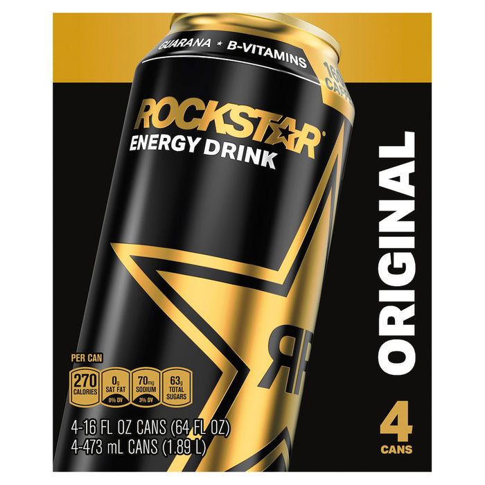 Rockstar Energy Drink Variety Pack - 16 Count