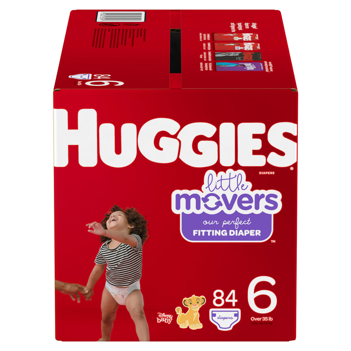 Huggies Little Movers Huge Value 6 (Over 35 lb) Disney Baby Diaper 84 —  Gong's Market