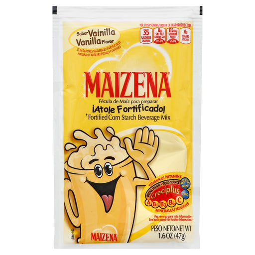 6-Pk Maizena Vainilla/Vanilla flavored corn beverage mix 47gr/1.6oz