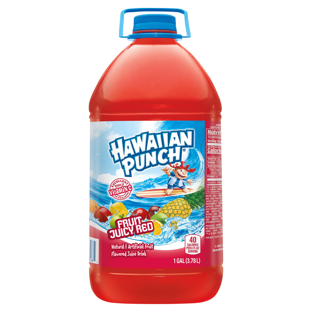 Hawaiian Punch® Fruit Juicy Red® Flavored Juice Drink 12 fl oz - Keurig Dr  Pepper Product Facts