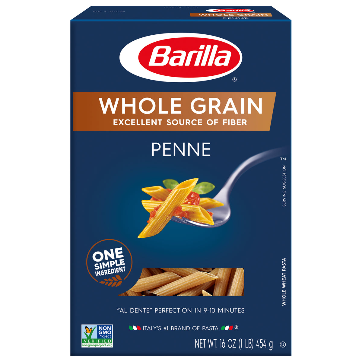 BarillaÂ® Whole Grain Box 16 Gong\'s — Penne Market Pasta oz
