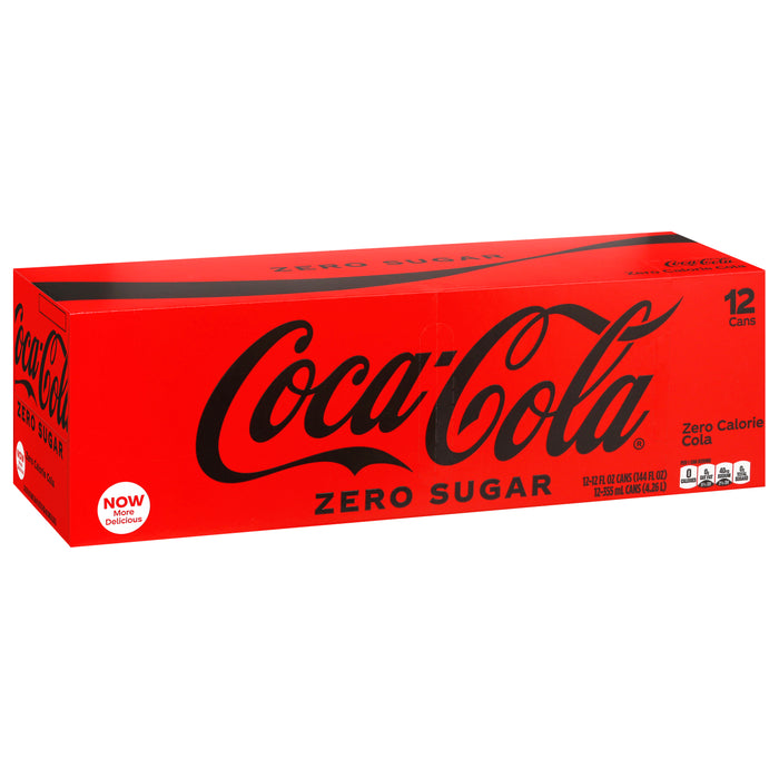 Coca-Cola Zero Sugar Fridge Pack Cans, 12 fl oz, 12 Pack