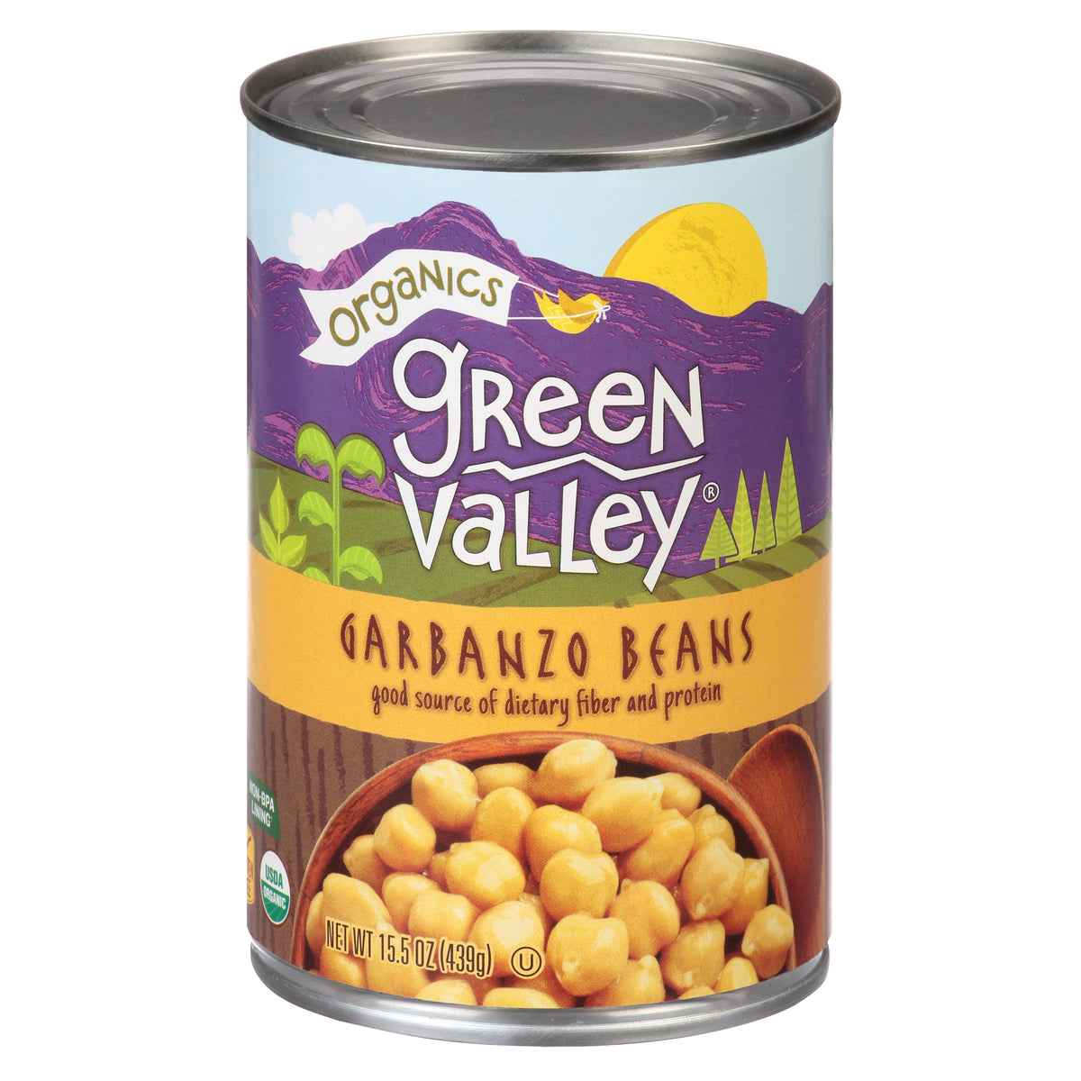 Green Valley Organics Garbanzo Beans 15.5 oz