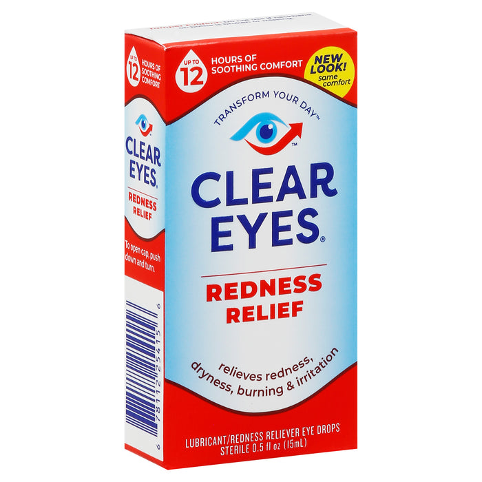 Clear Eyes Eye Drops, Redness Relief