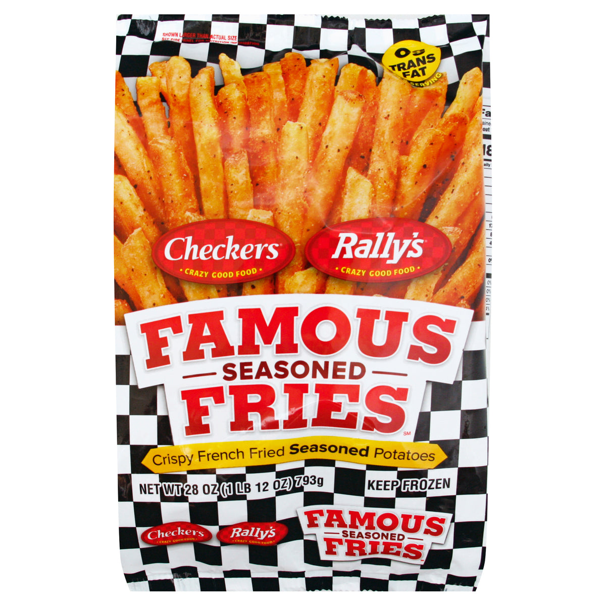 Checkers / Rally's Famous Seasoned Fries, 48 oz (Frozen) 