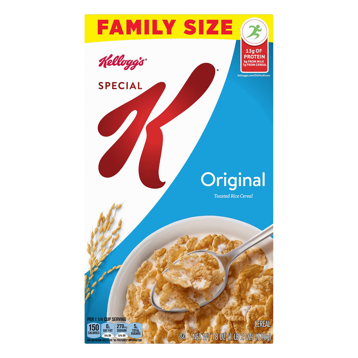 NEW KELLOGG'S FAMILY SIZE FROSTED FLAKES CEREAL 24 OZ