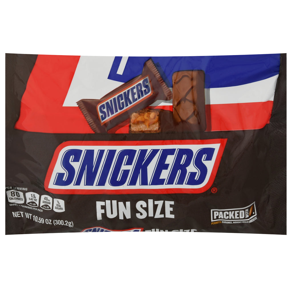 Snickers Chocolate Candy Bars Fun Size Chocolate
