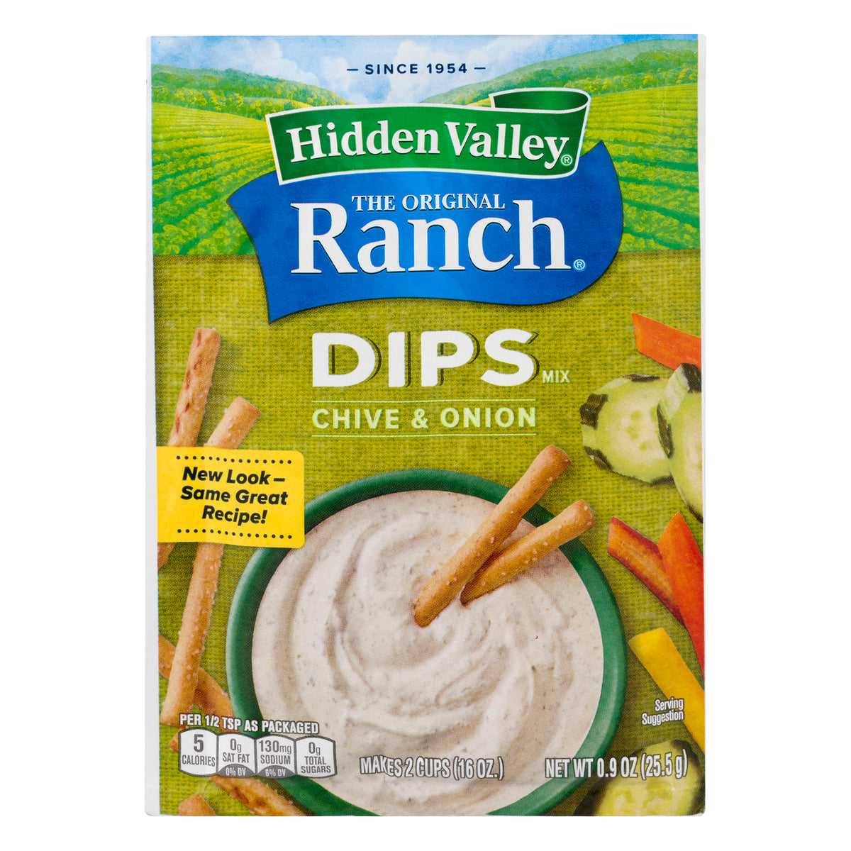 Hidden Valley Original Ranch Chive & Onion Dips Mix 0.9 oz — Gong's Market