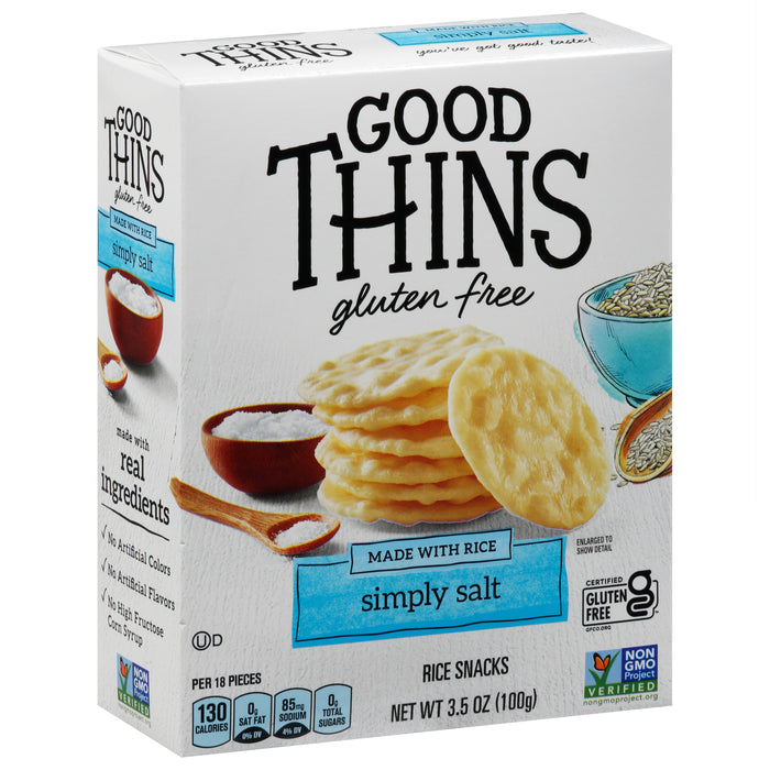  Good Thins Sea Salt Corn Snacks Gluten Free Crackers